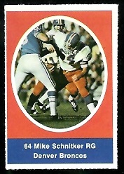1972 Sunoco Stamps      173     Mike Schnitker